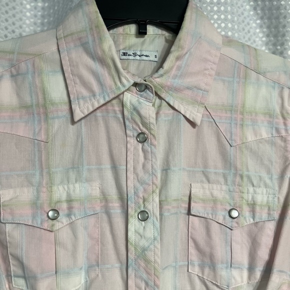 Ben Sherman Pearl Snap Western shirt Women’s Size Small - Picture 3 of 3